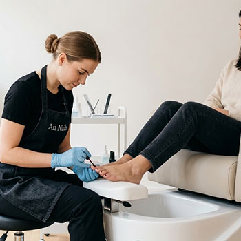 Pedicure estetica.